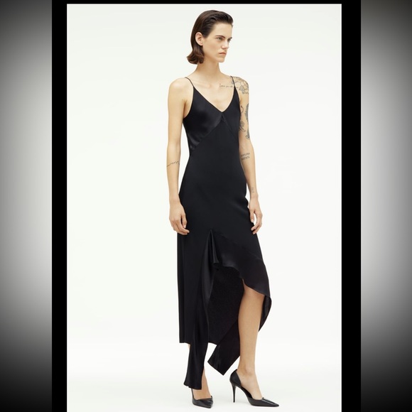 ZARA NARCISO RODRIGUEZ SILK BLEND SLIP DRESS - Picture 2 of 10